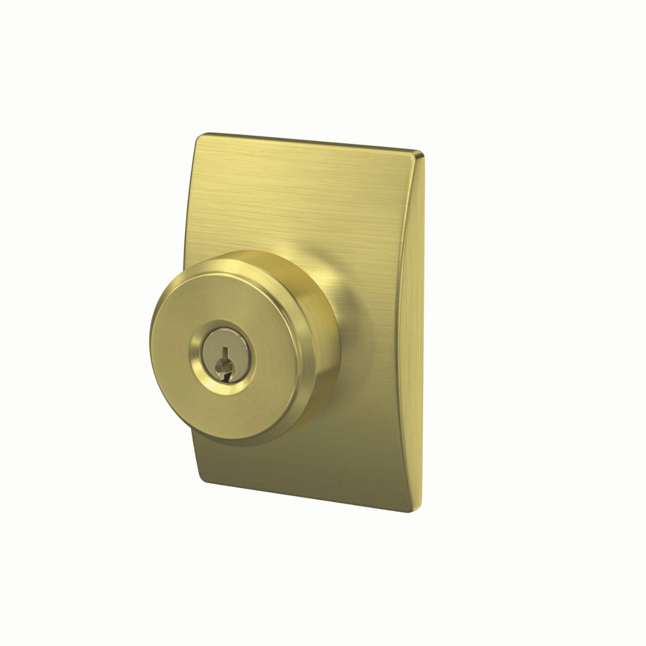 Bowery Knob Keyed Entry Lock with Century Trim