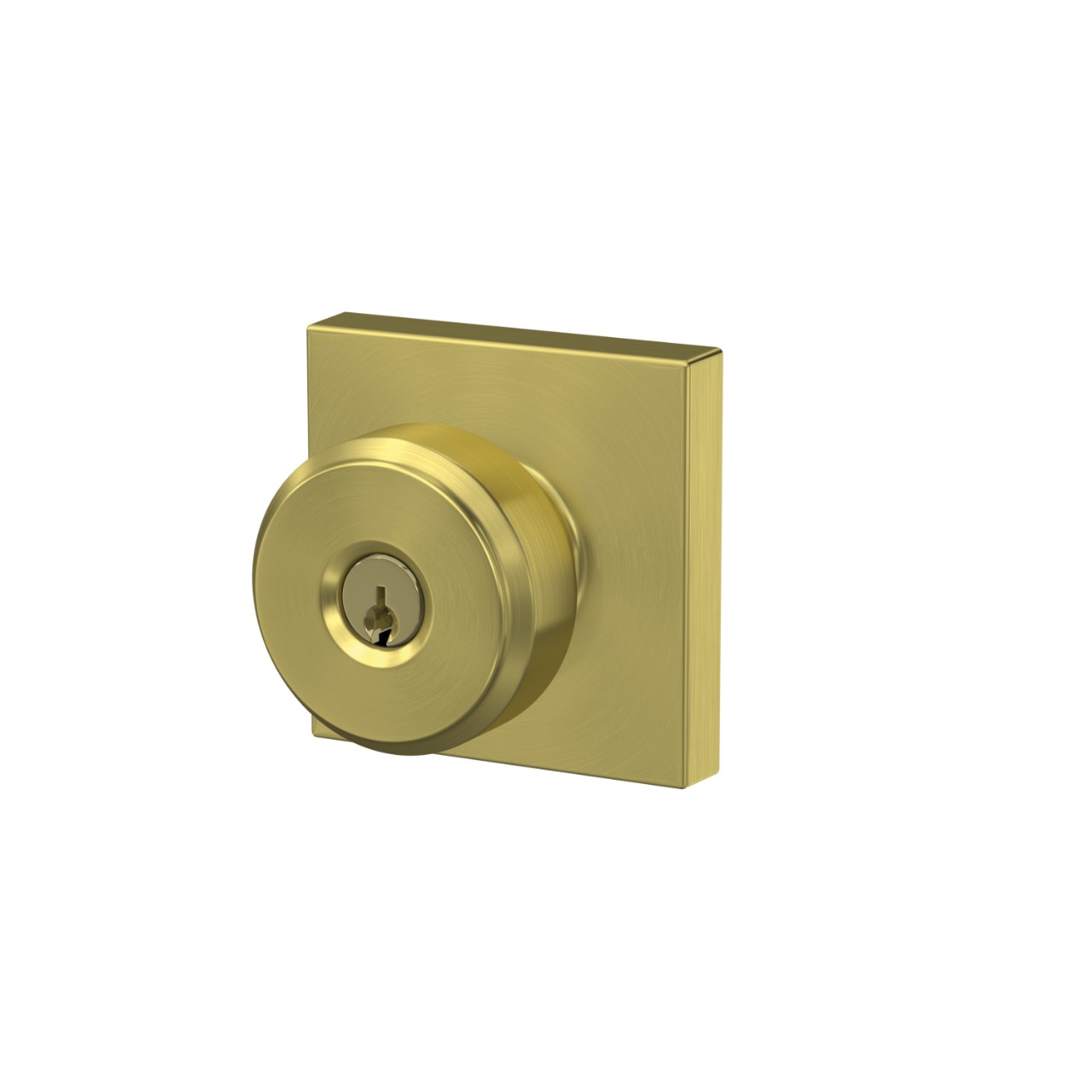 Bowery Knob Keyed Entry lock with Collins Trim