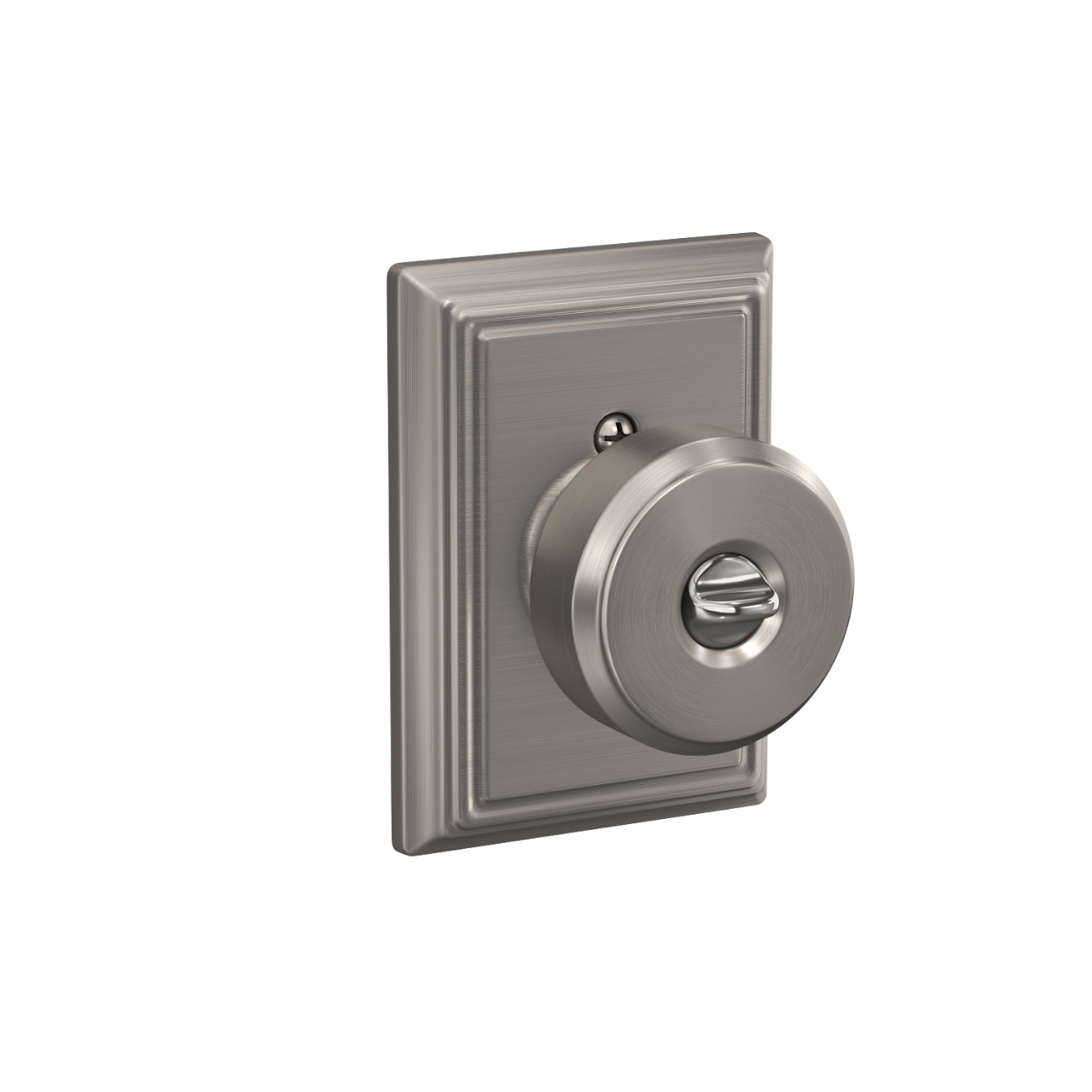 Bowery Knob Keyed Entry Lock with Addison Trim