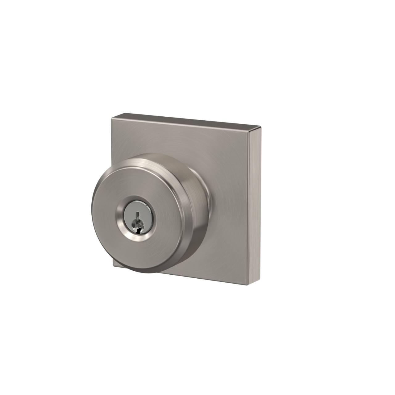 Bowery Knob Keyed Entry lock with Collins Trim