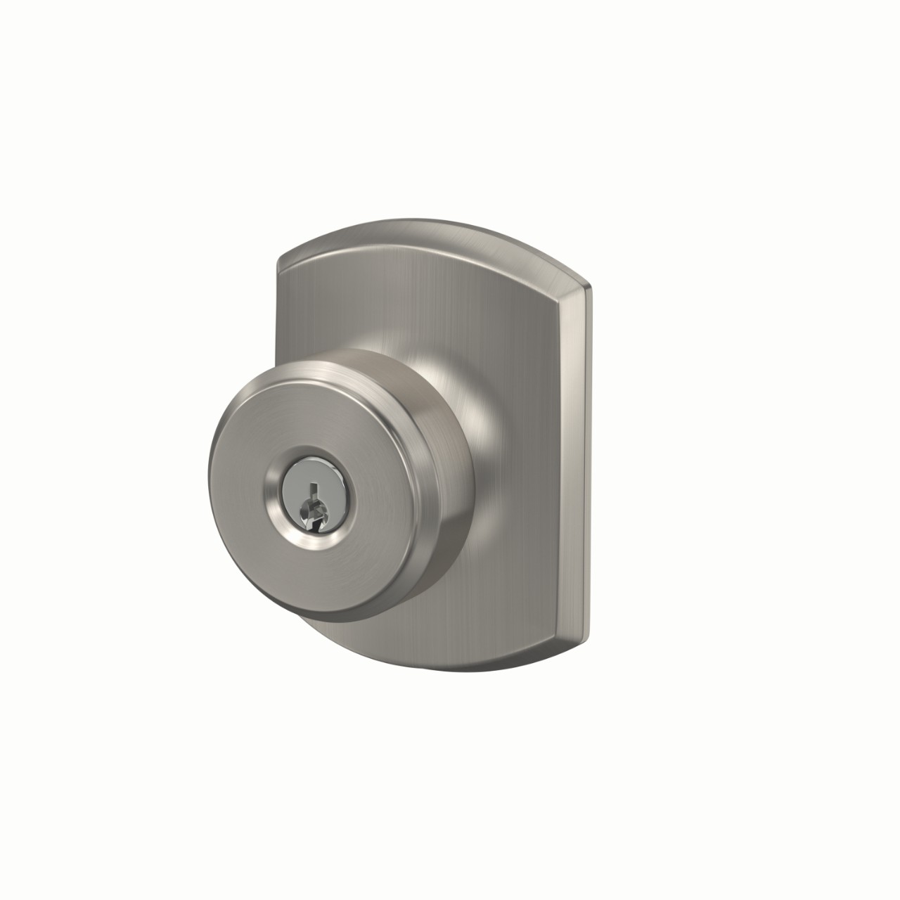 Bowery Knob Keyed Entry Lock with Greenwich Trim