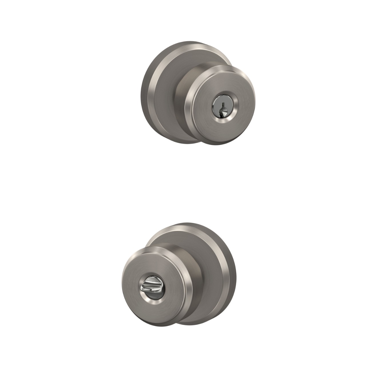 Bowery Knob Keyed Entry Lock with Greyson Trim