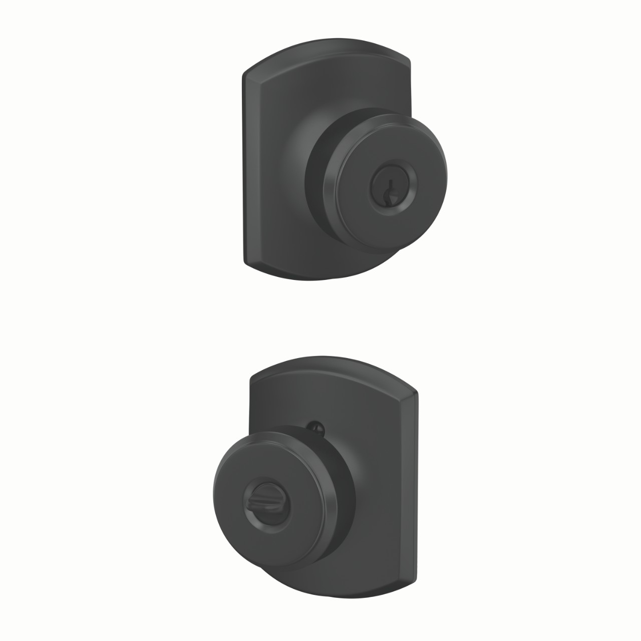 Bowery Knob Keyed Entry Lock with Greenwich Trim