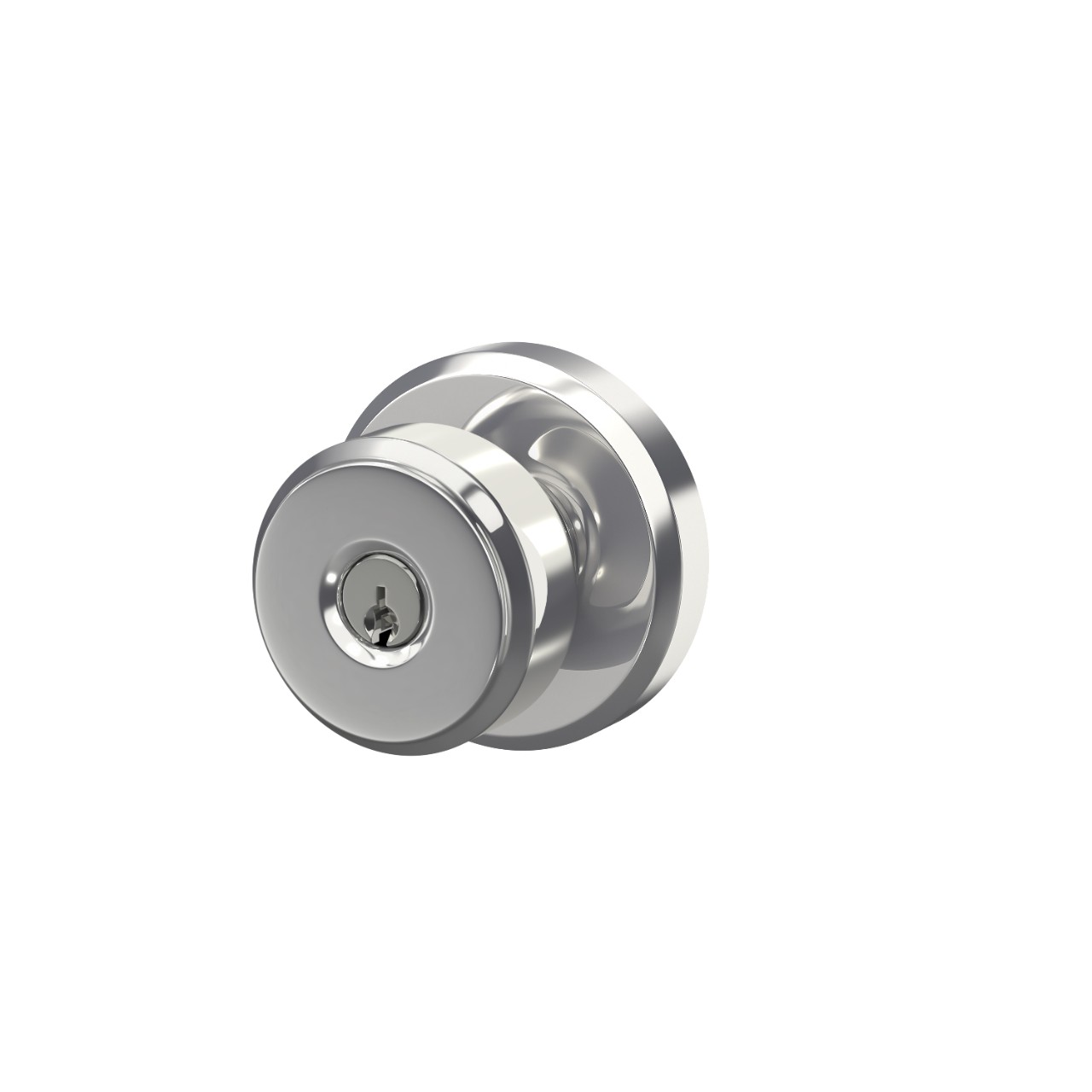 Bowery Knob Keyed Entry Lock with Greyson Trim