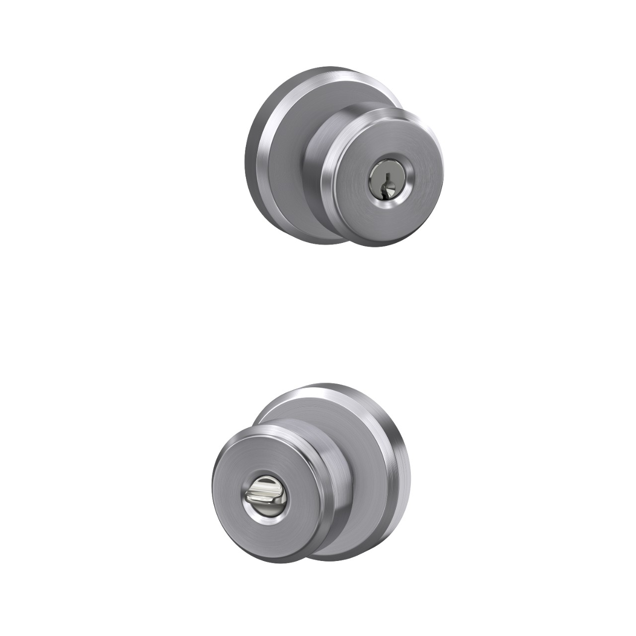 Bowery Knob Keyed Entry Lock with Greyson Trim