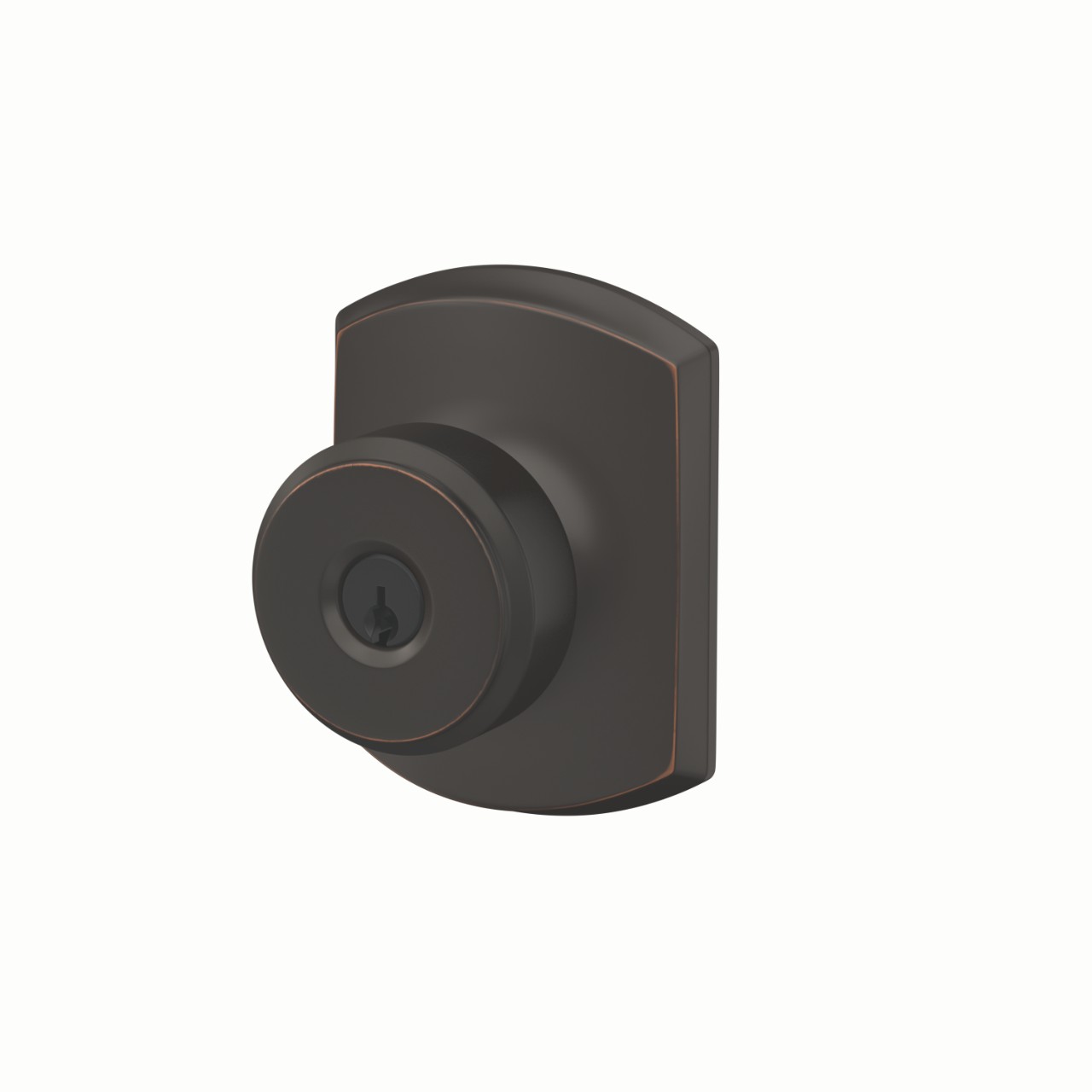 Bowery Knob Keyed Entry Lock with Greenwich Trim