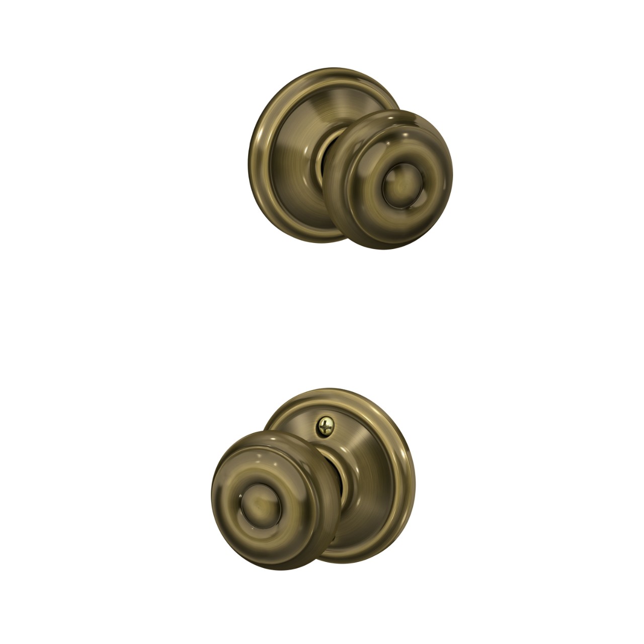 Georgian Knob Hall & Closet Lock