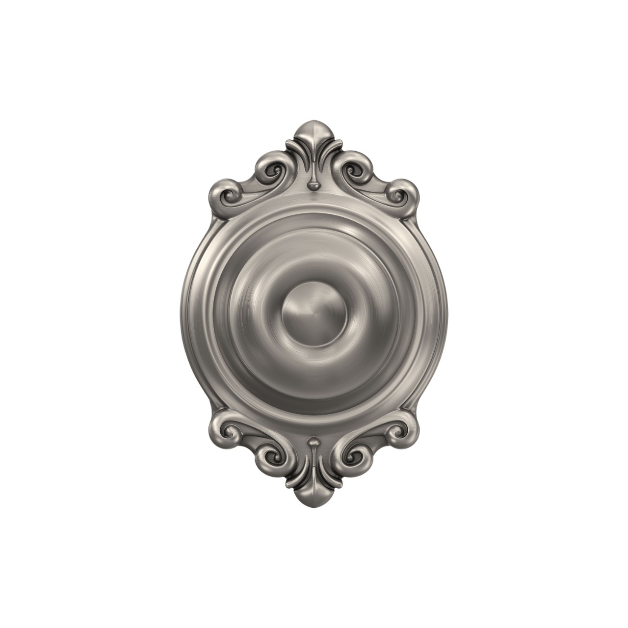 Georgian Knob Hall & Closet Lock with Brookshire Trim
