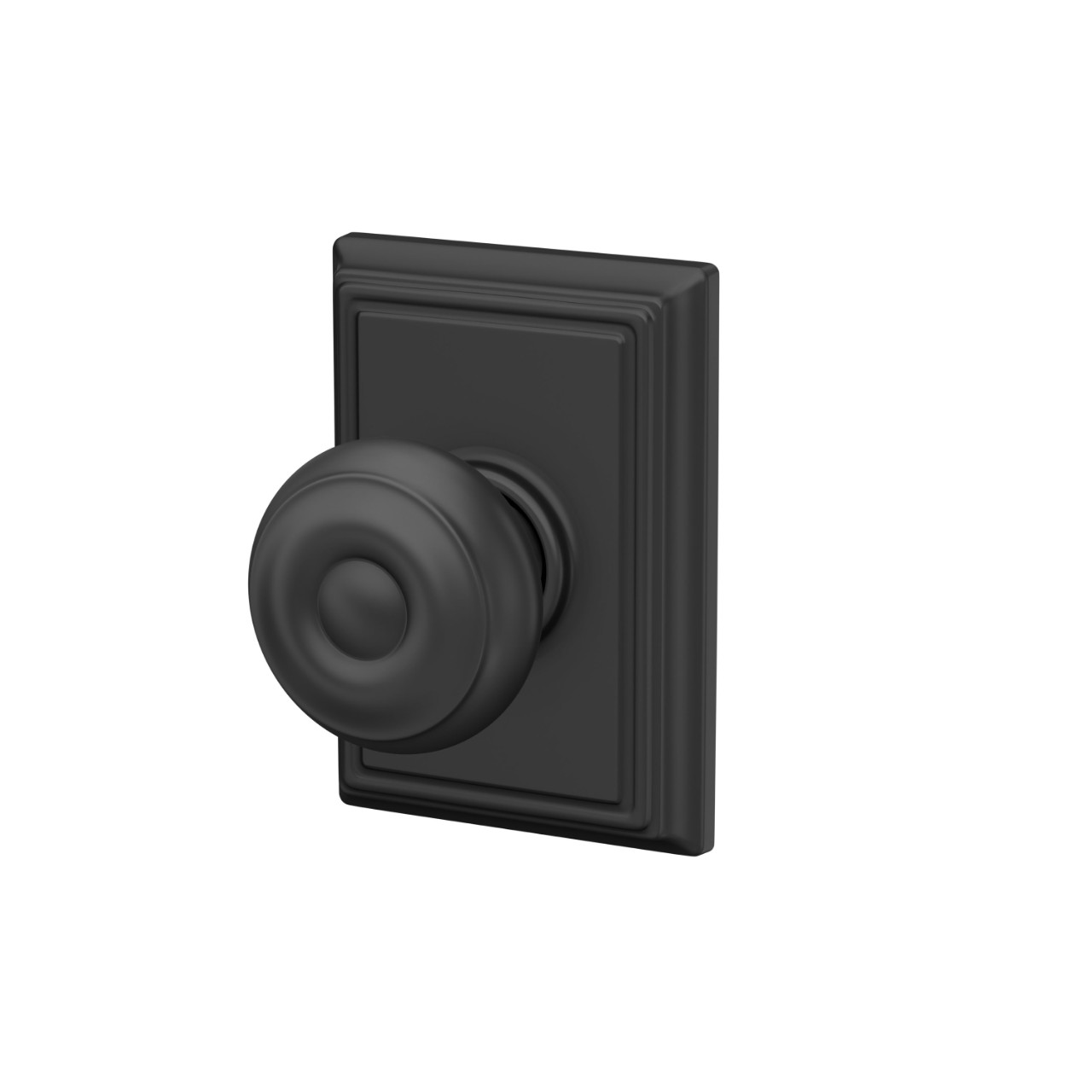 Georgian Knob Hall & Closet Lock with Addison Trim