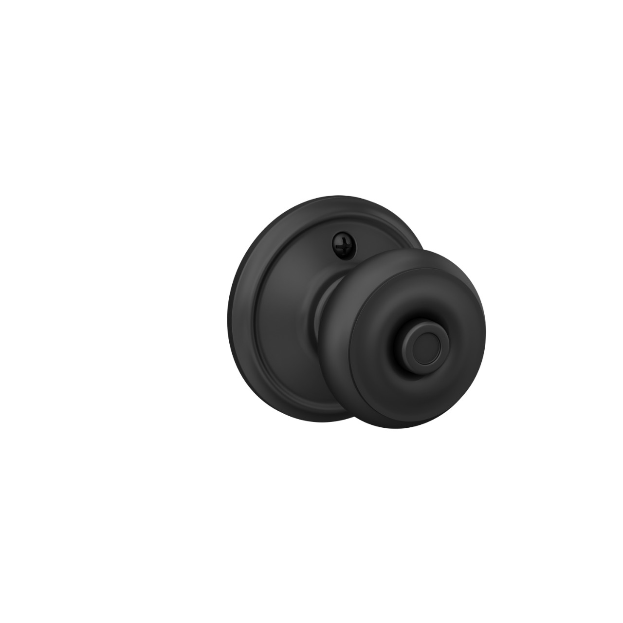 Georgian Knob Bed & Bath Lock