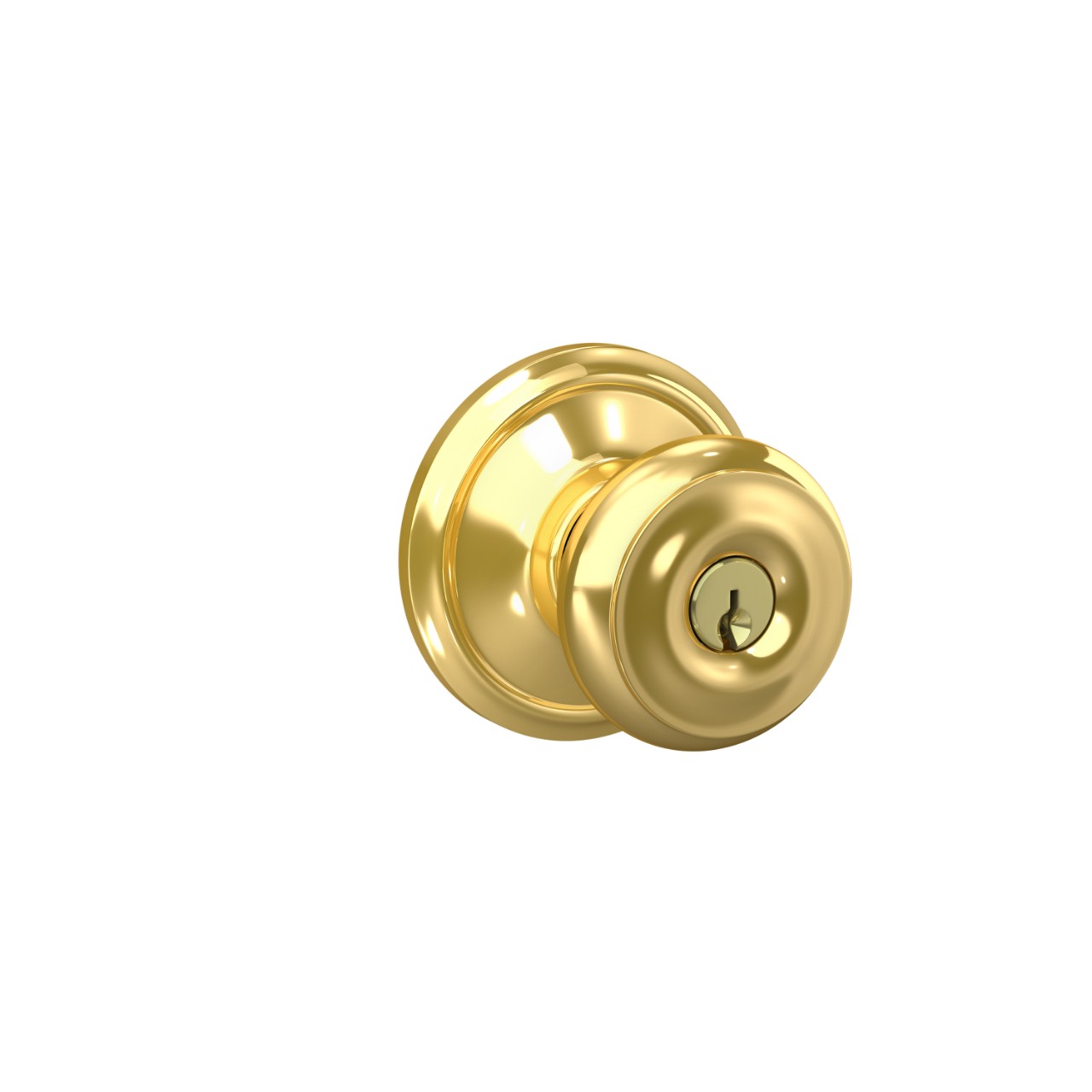 Georgian Knob Keyed Entry Lock