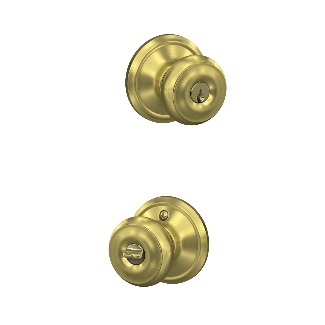 Georgian Knob Keyed Entry Lock