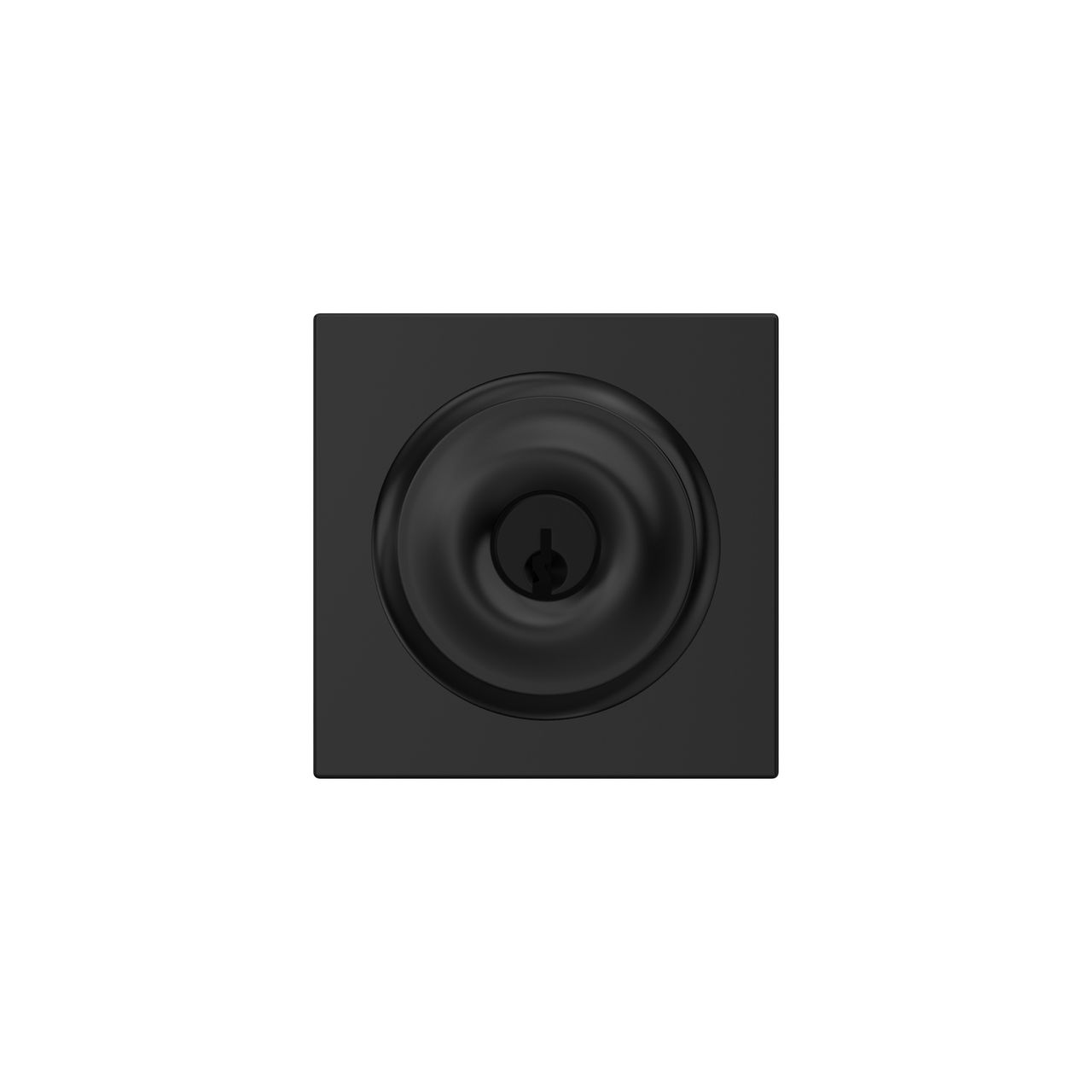 Georgian Knob Keyed Entry Lock with Collins Trim