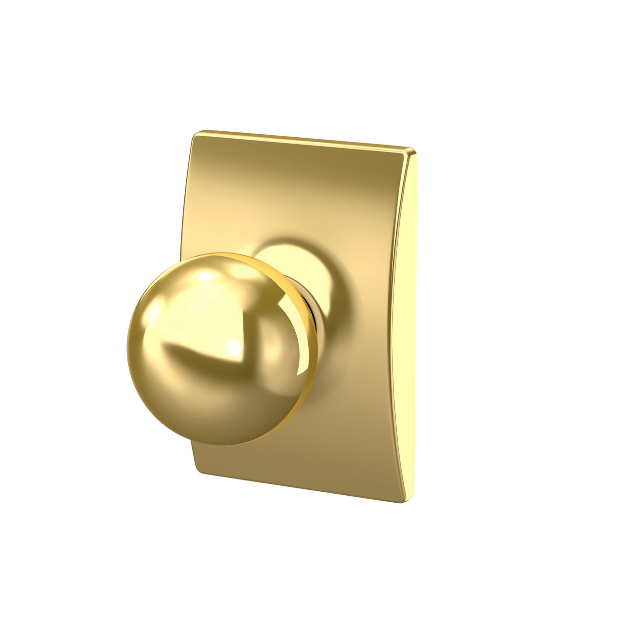 Orbit Knob Hall & Closet Lock with Century Trim