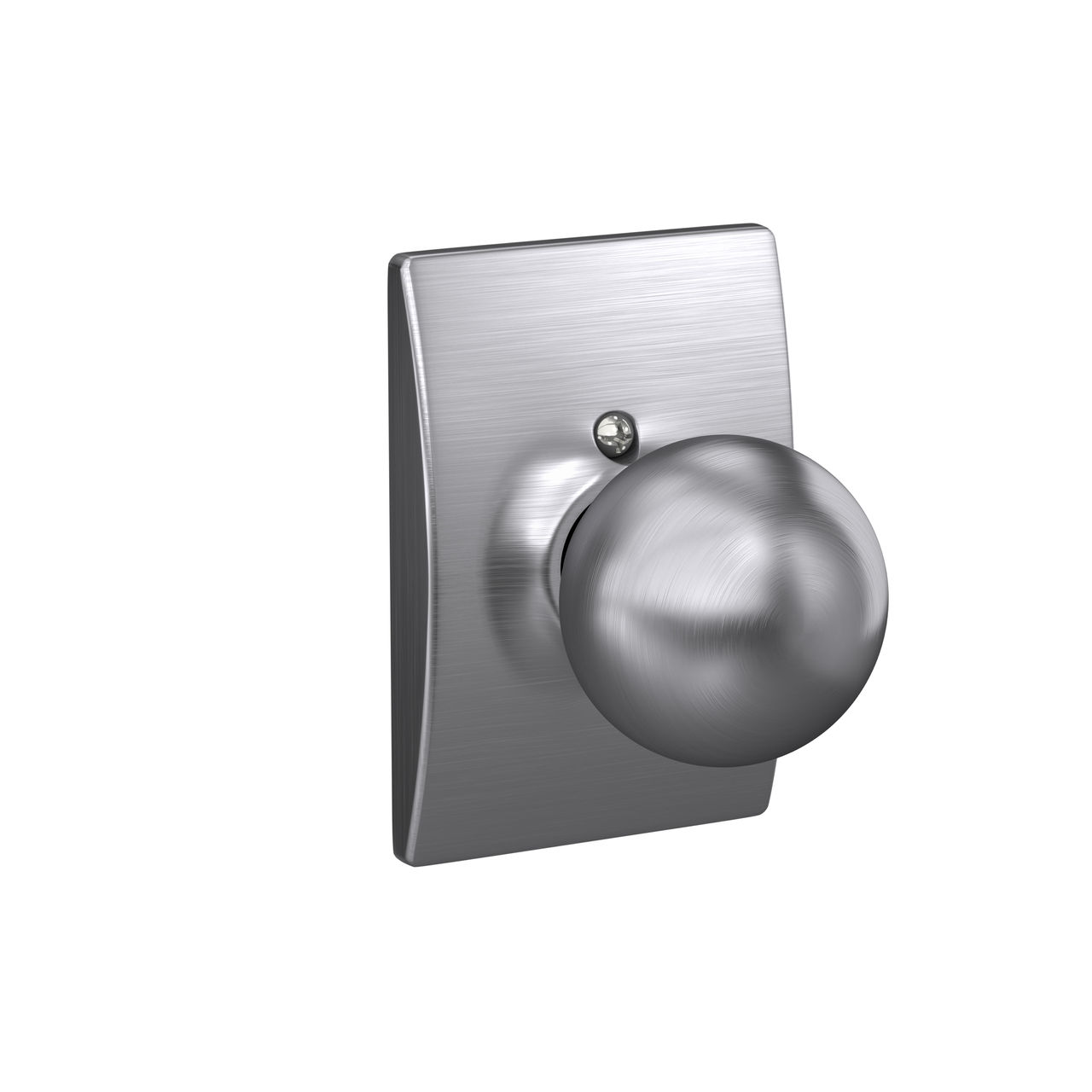 Orbit Knob Hall & Closet Lock with Century Trim