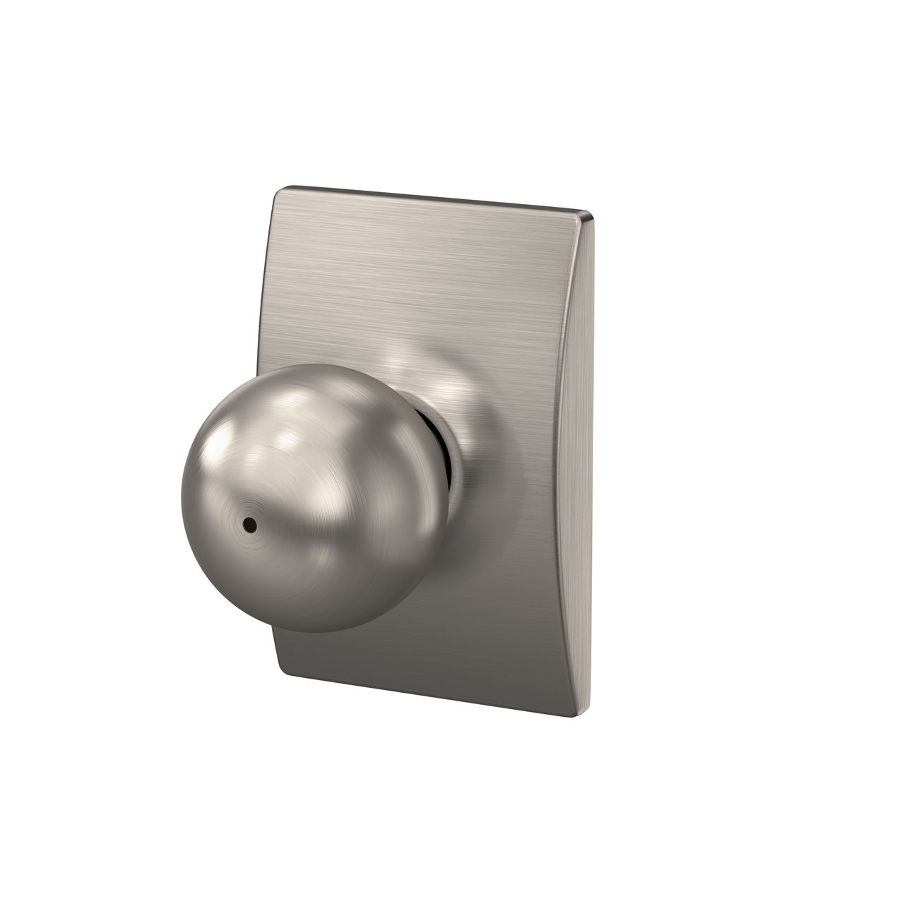 Orbit Knob Bed & Bath Lock with Century Trim