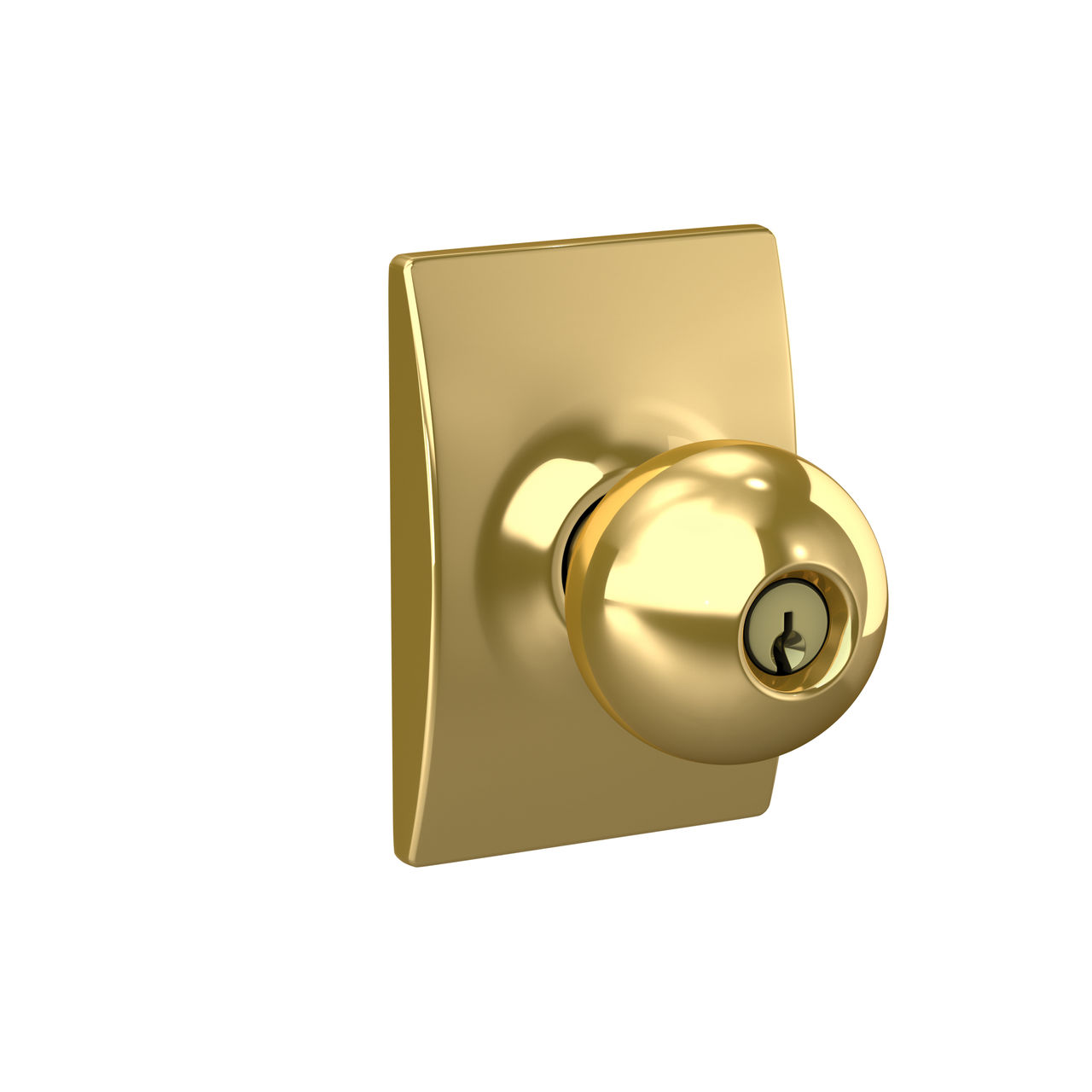 Orbit Knob Keyed Entry Lock with Century Trim