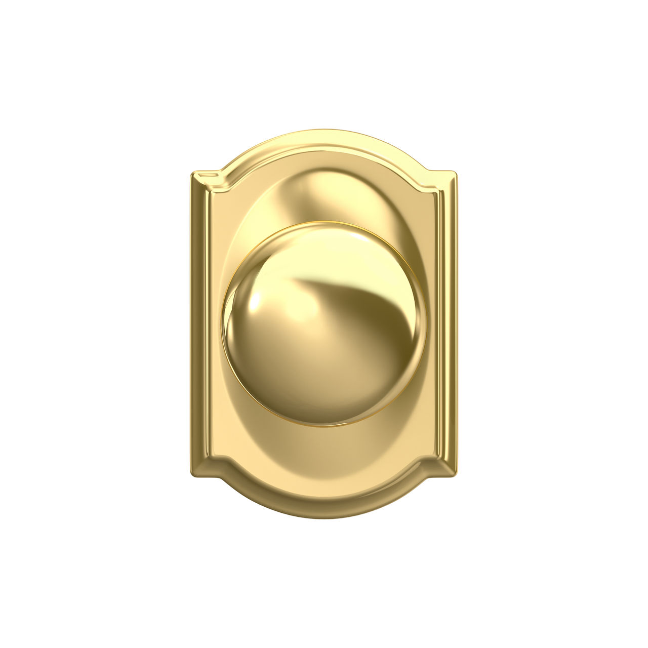 Plymouth Knob Hall & Closet Lock with Camelot Trim