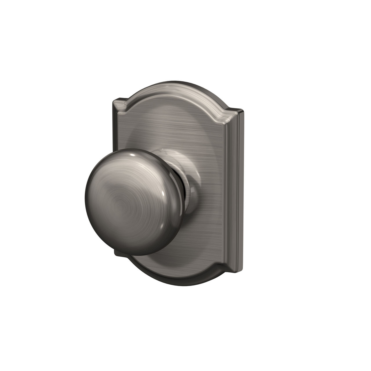 Plymouth Knob Hall & Closet Lock with Camelot Trim