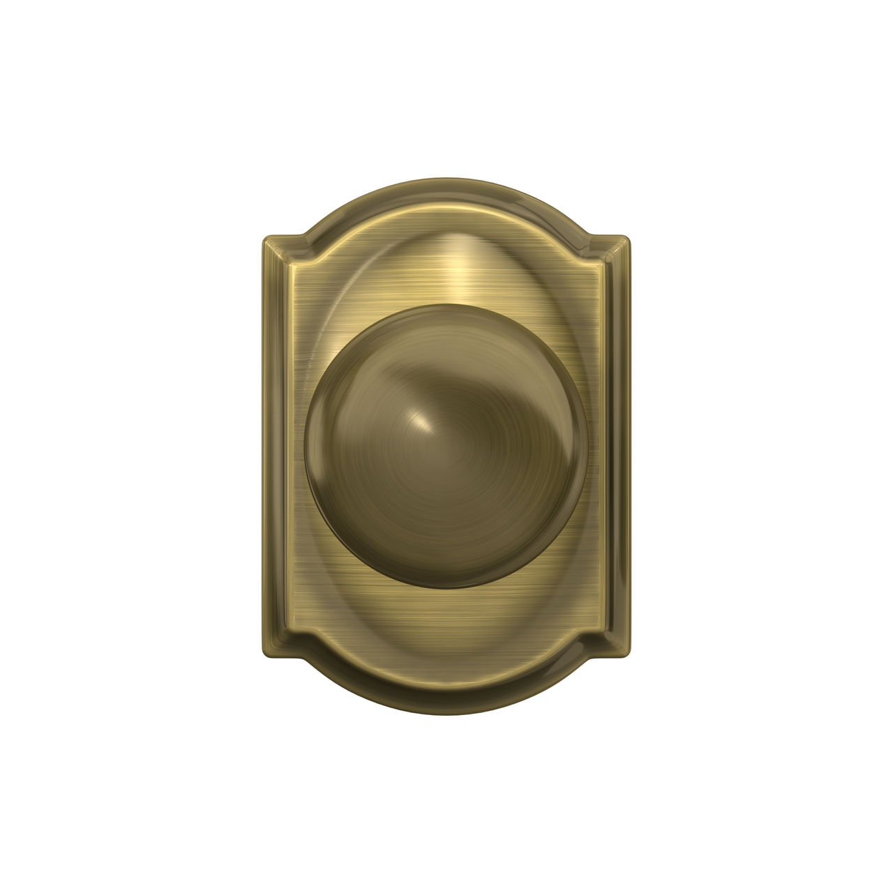 Plymouth Non-Turning (Dummy) Door Knob with Camelot Trim