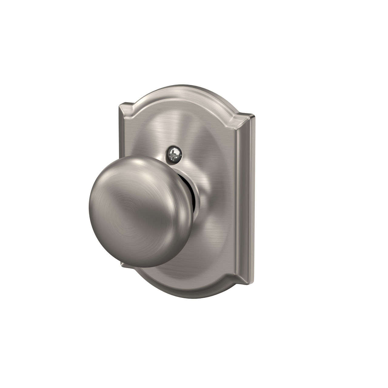 Plymouth Non-Turning (Dummy) Door Knob with Camelot Trim