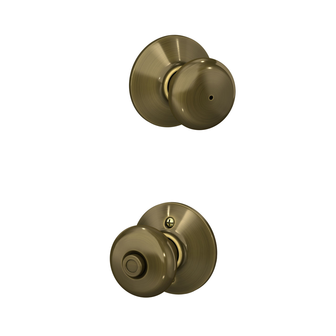 Plymouth Knob Bed & Bath Lock