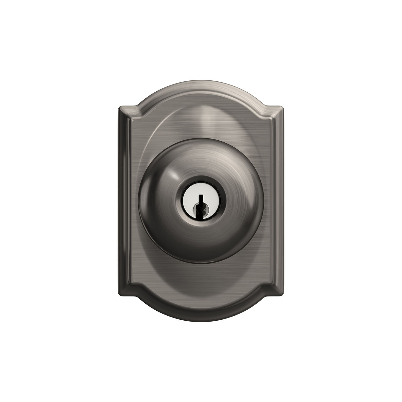Plymouth Knob Keyed Entry Lock with Camelot Trim