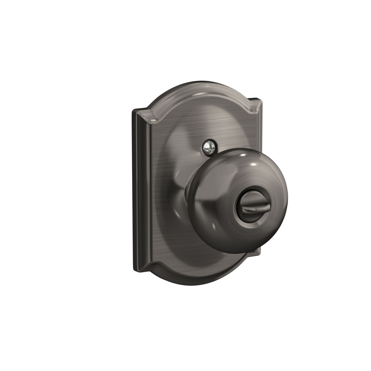 Plymouth Knob Keyed Entry Lock with Camelot Trim