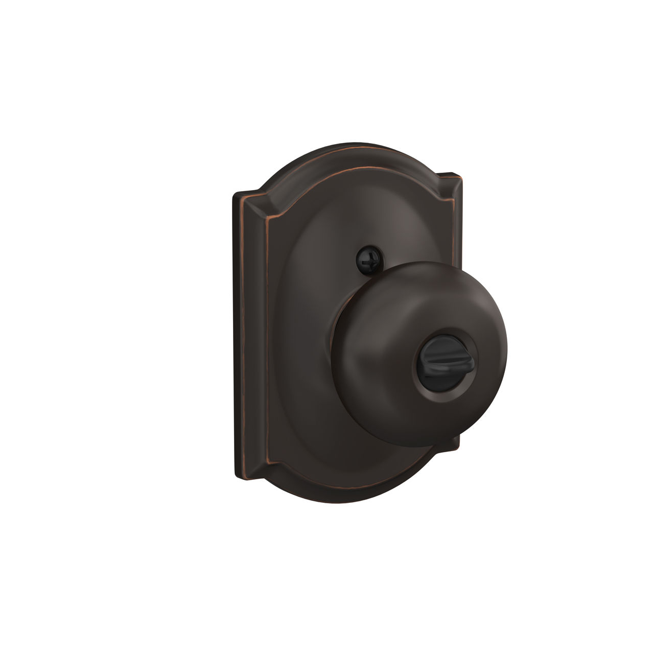 Plymouth Knob Keyed Entry Lock with Camelot Trim