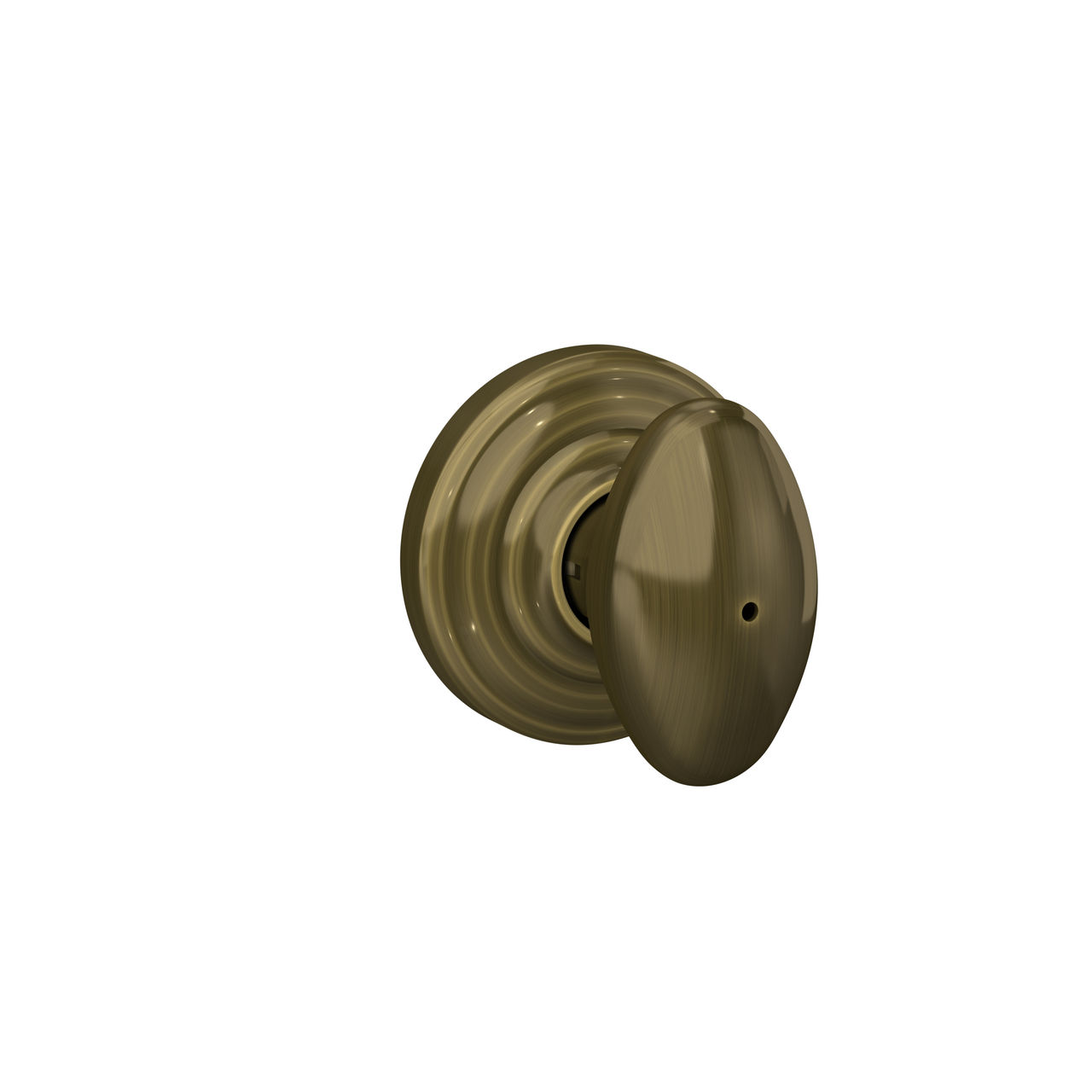 Siena Knob Bed & Bath Lock with Andover Trim