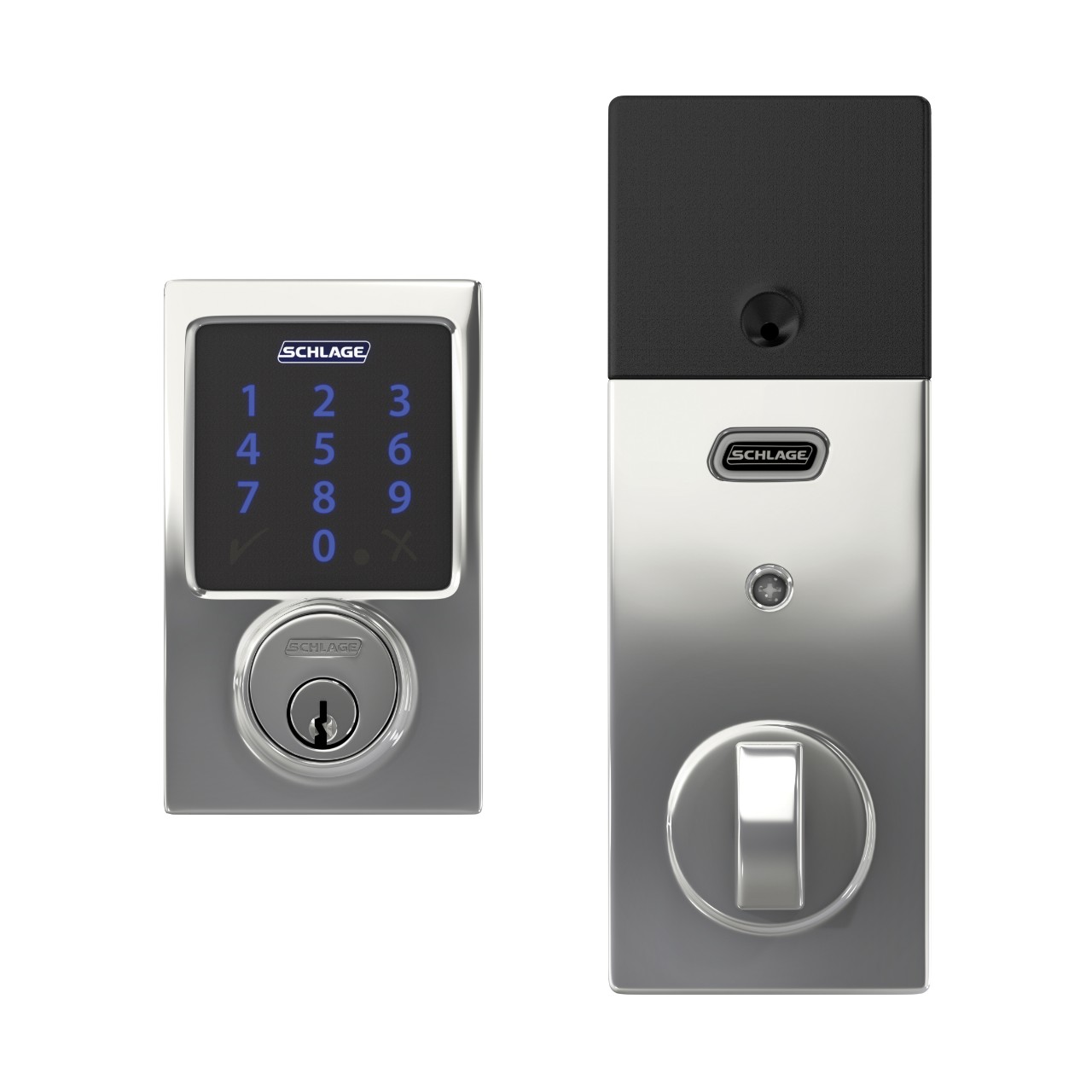 Schlage Connect™ Smart Deadbolt, Z-Wave Plus with Century Trim