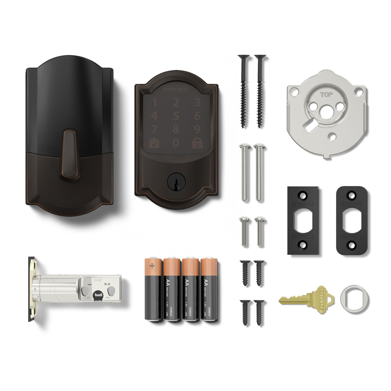 Schlage Encode™ Smart WiFi Deadbolt with Camelot Trim