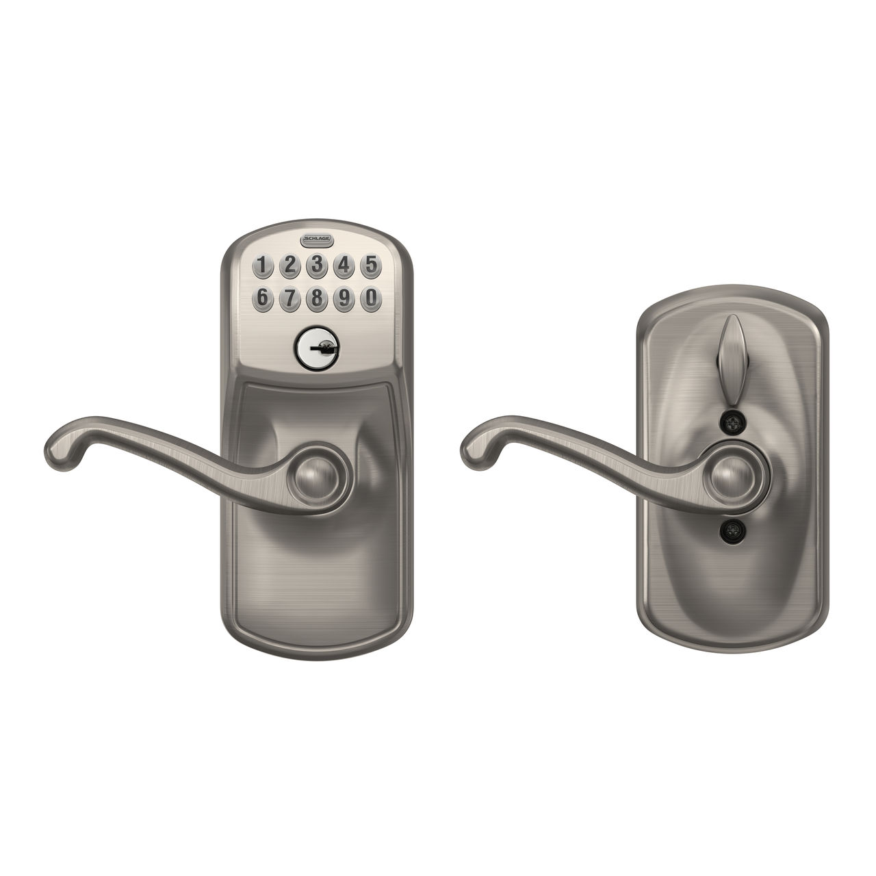 Keypad Lever and Flair Lever with Flex Lock