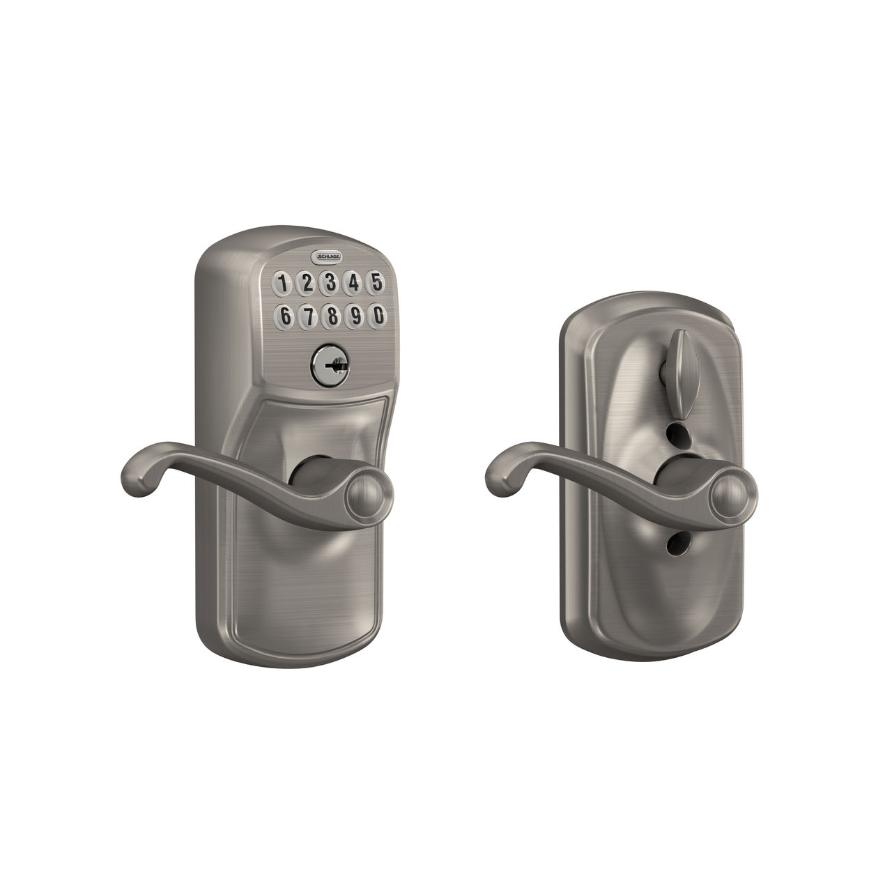 Keypad Lever and Flair Lever with Flex Lock