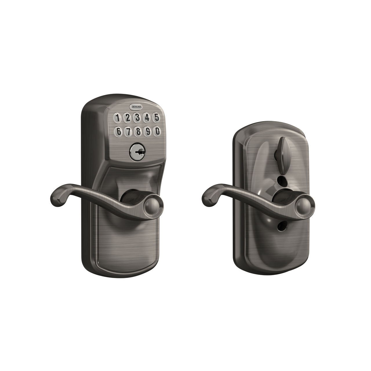Keypad Lever and Flair Lever with Flex Lock