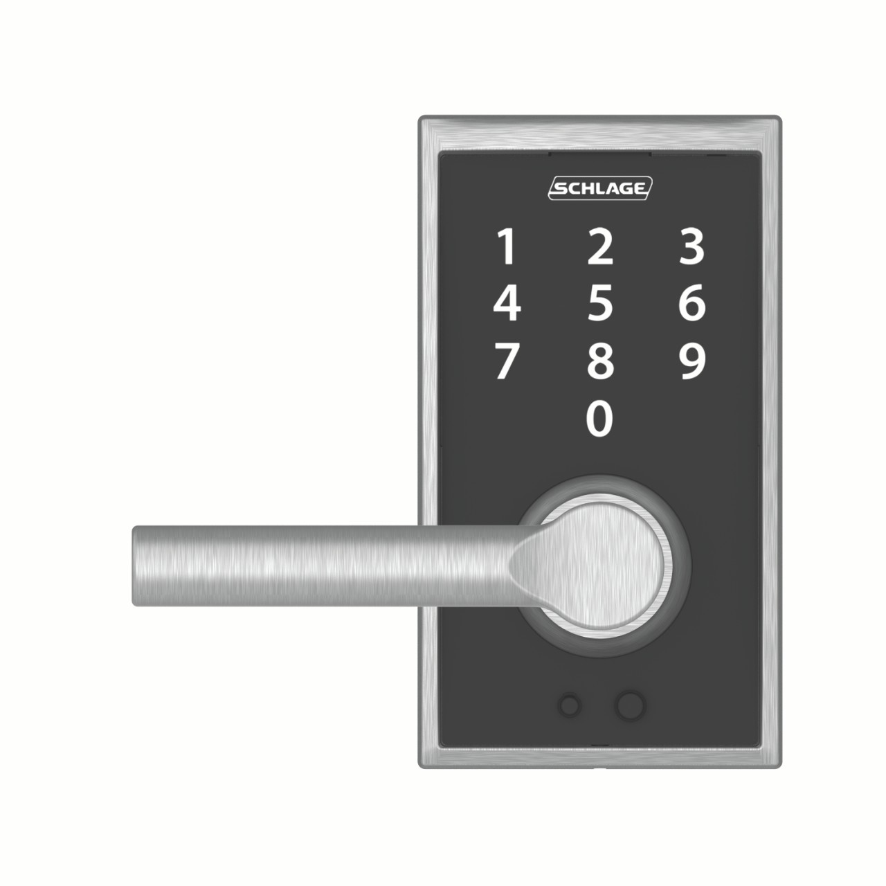 Schlage Touch™ Keyless Touchscreen Lever with Broadway Lever