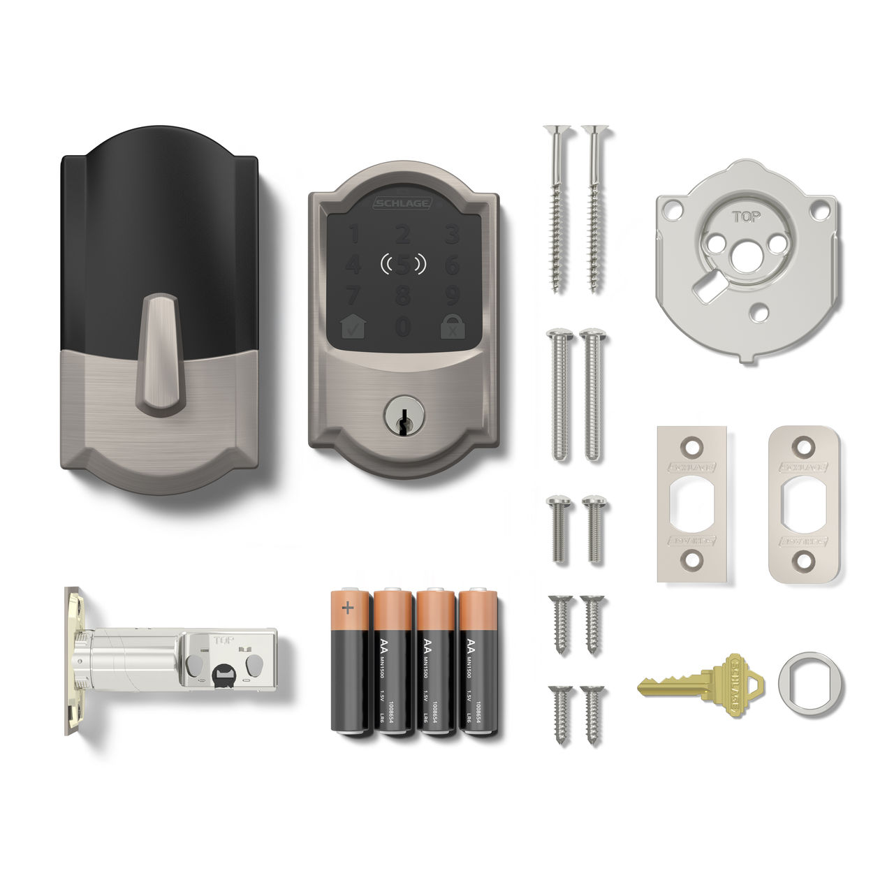 Schlage Encode Plus™ Smart WiFi Deadbolt with Camelot Trim