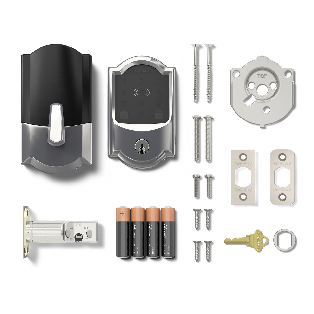 Schlage Encode™ Smart WiFi Deadbolt with Camelot Trim