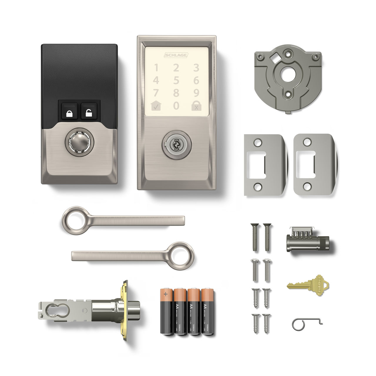Schlage Encode™ Smart WiFi Latitude Lever with Century Trim