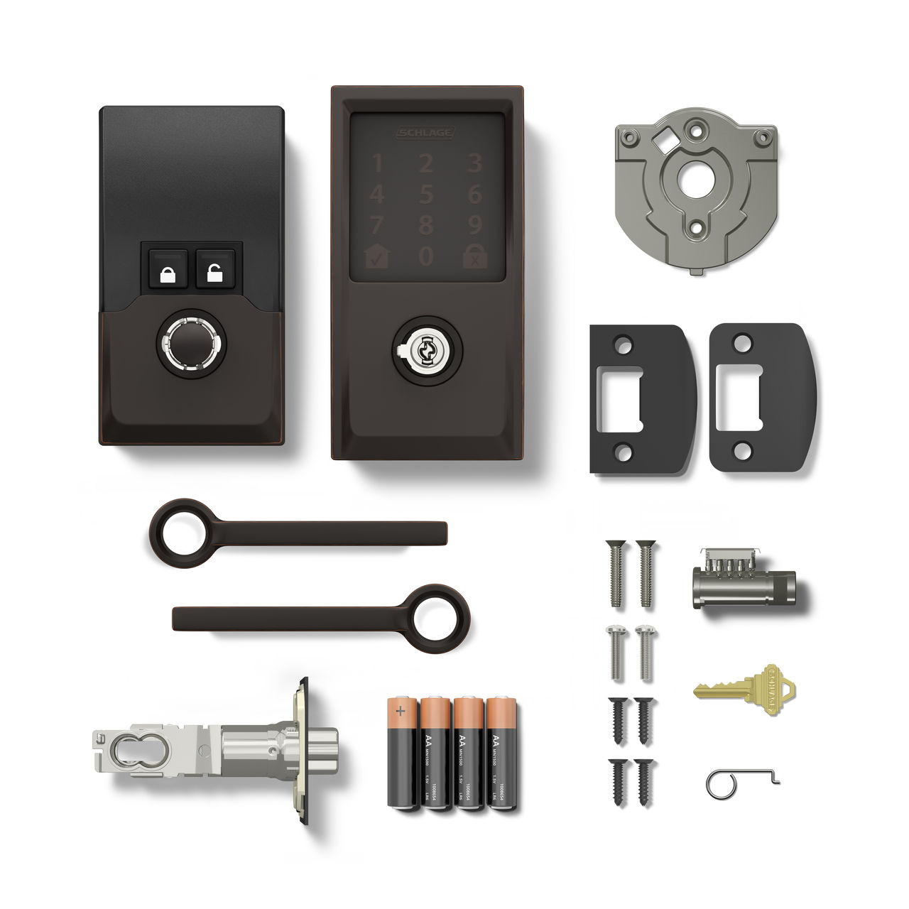 Schlage Encode™ Smart WiFi Latitude Lever with Century Trim