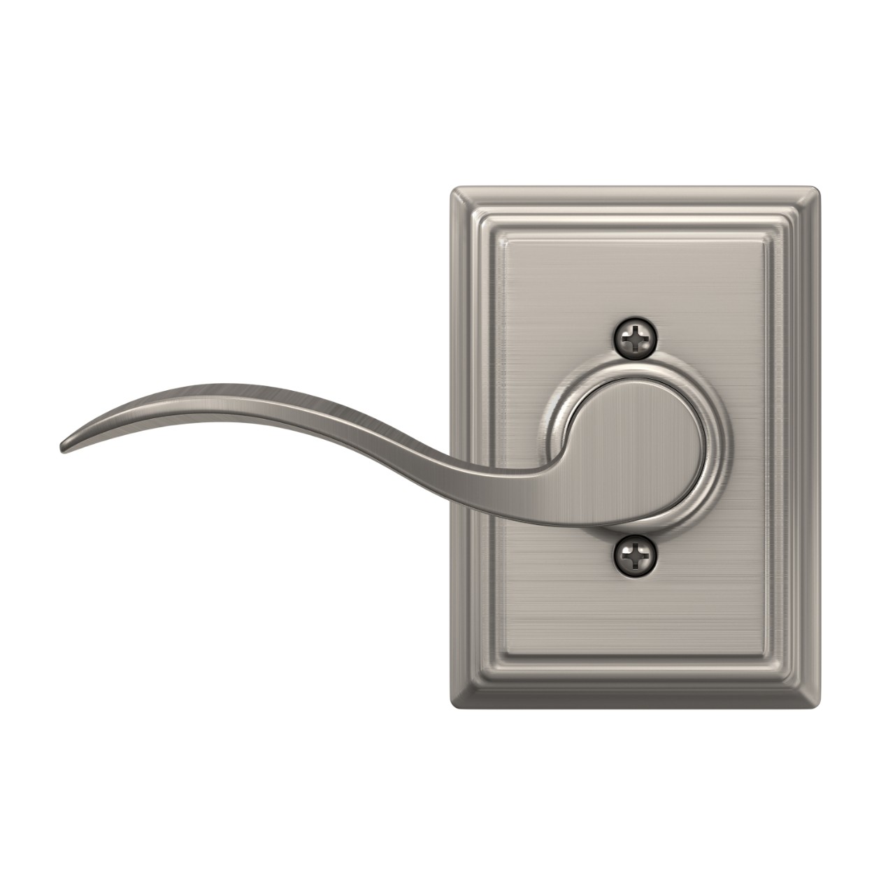 Accent Lever Hall & Closet Lock with Addison Trim