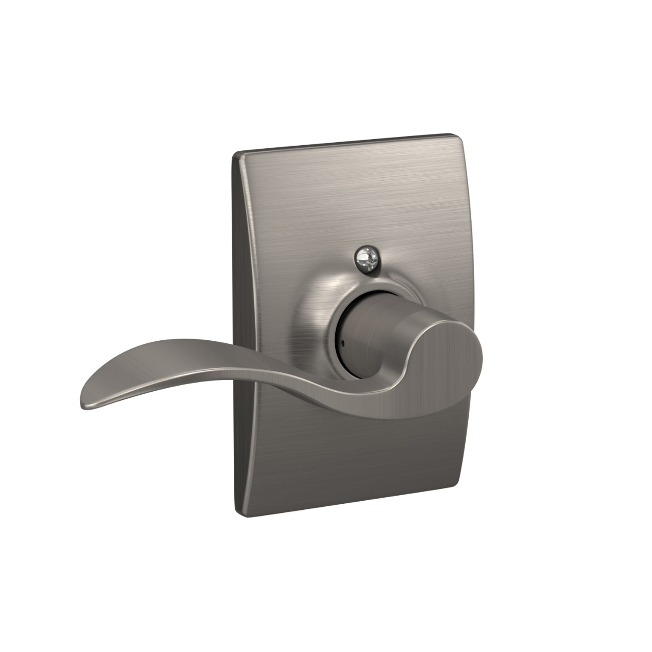 Accent Lever Hall & Closet Lock with Century Trim