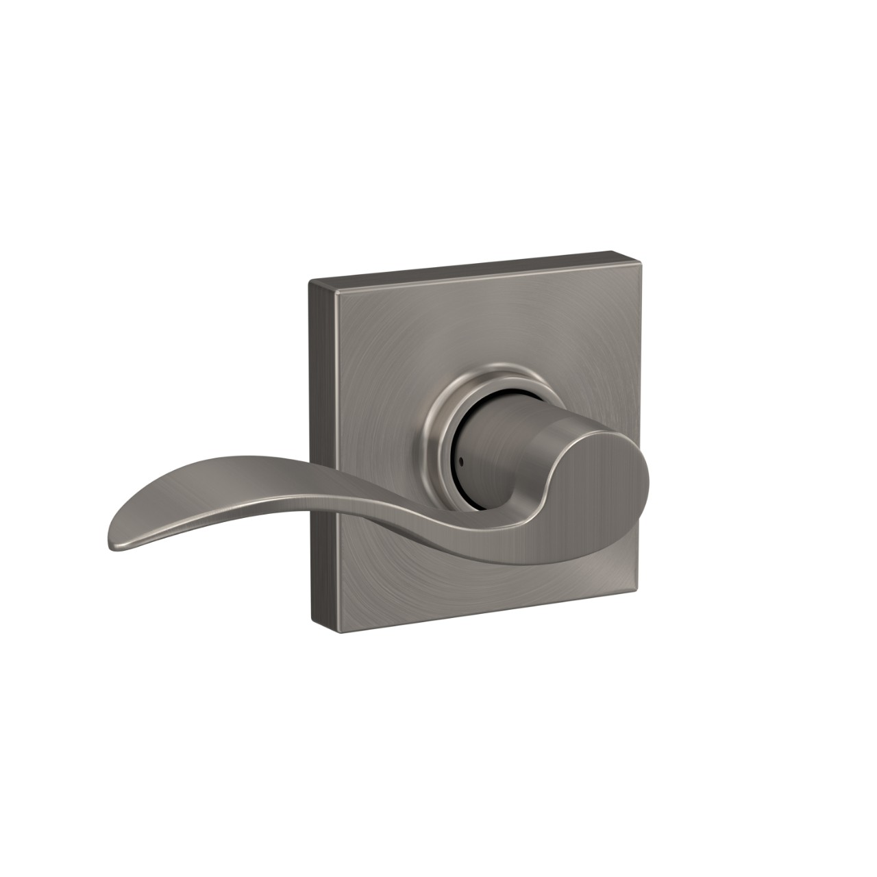 Accent Lever Hall & Closet Lock with Collins Trim