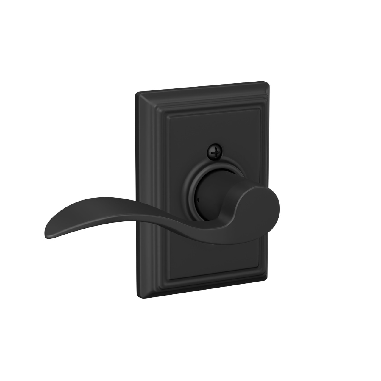 Accent Lever Hall & Closet Lock with Addison Trim