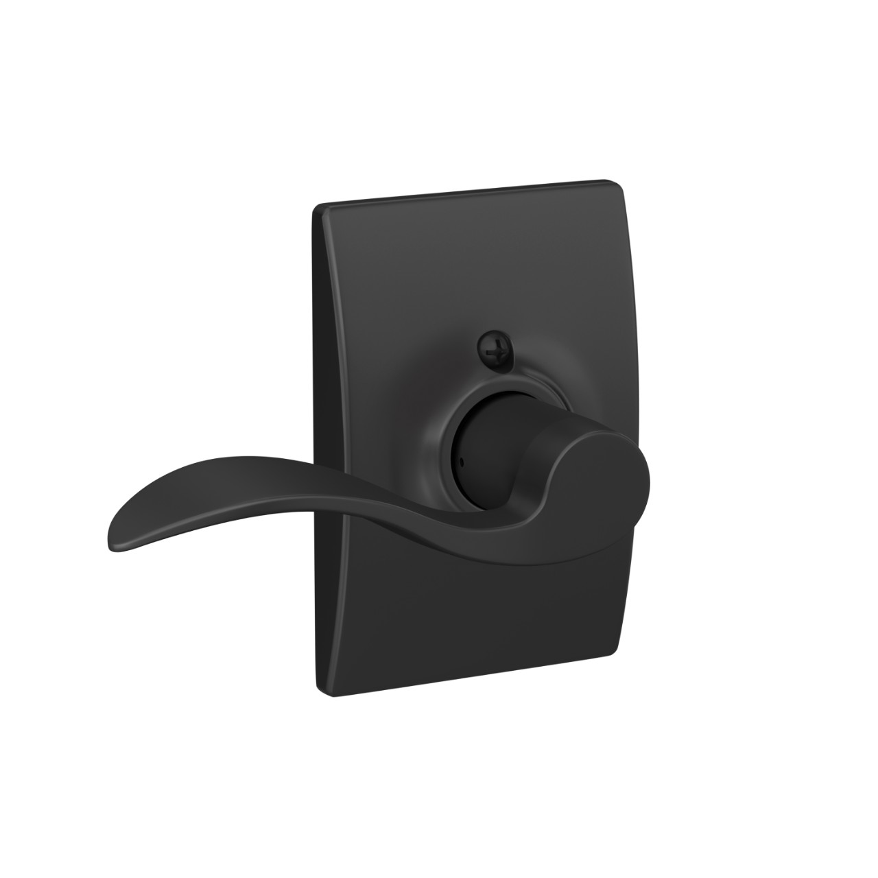 Accent Lever Hall & Closet Lock with Century Trim