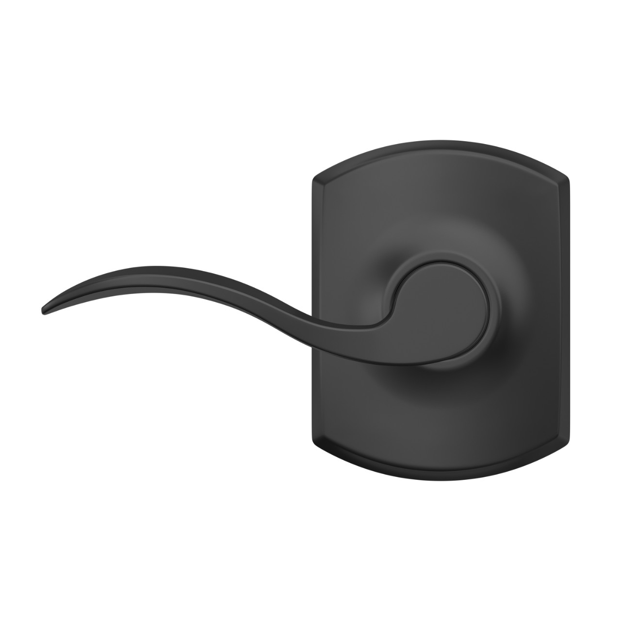 Accent Lever Hall & Closet Lock with Greenwich Trim
