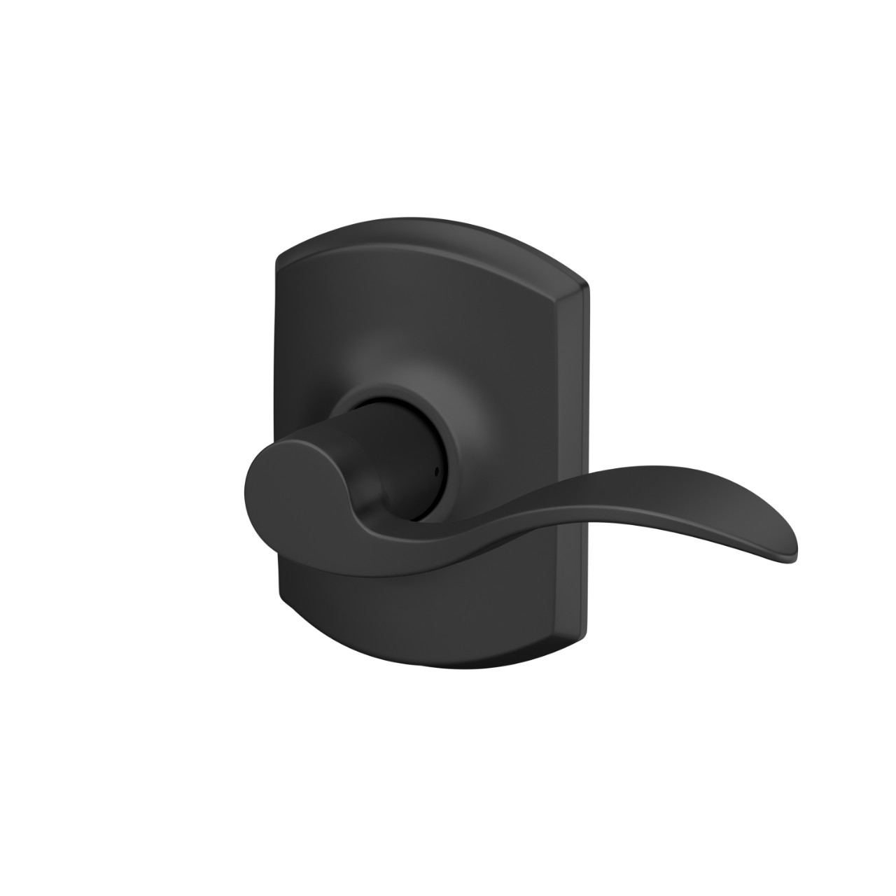 Accent Lever Hall & Closet Lock with Greenwich Trim