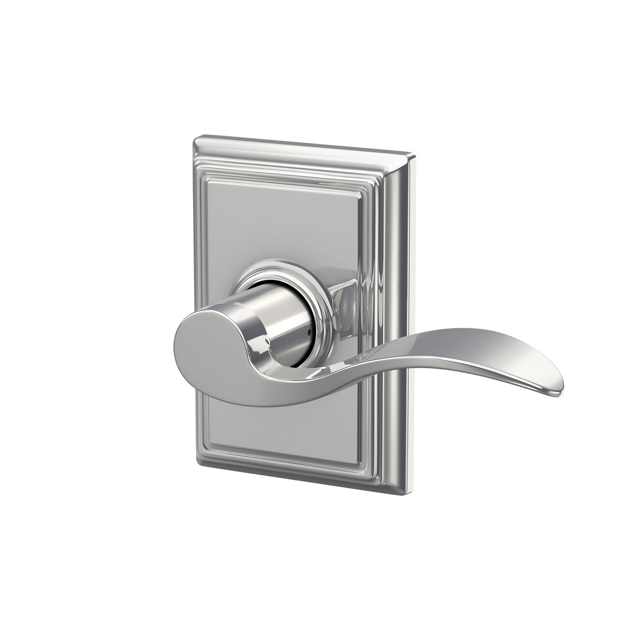 Accent Lever Hall & Closet Lock with Addison Trim