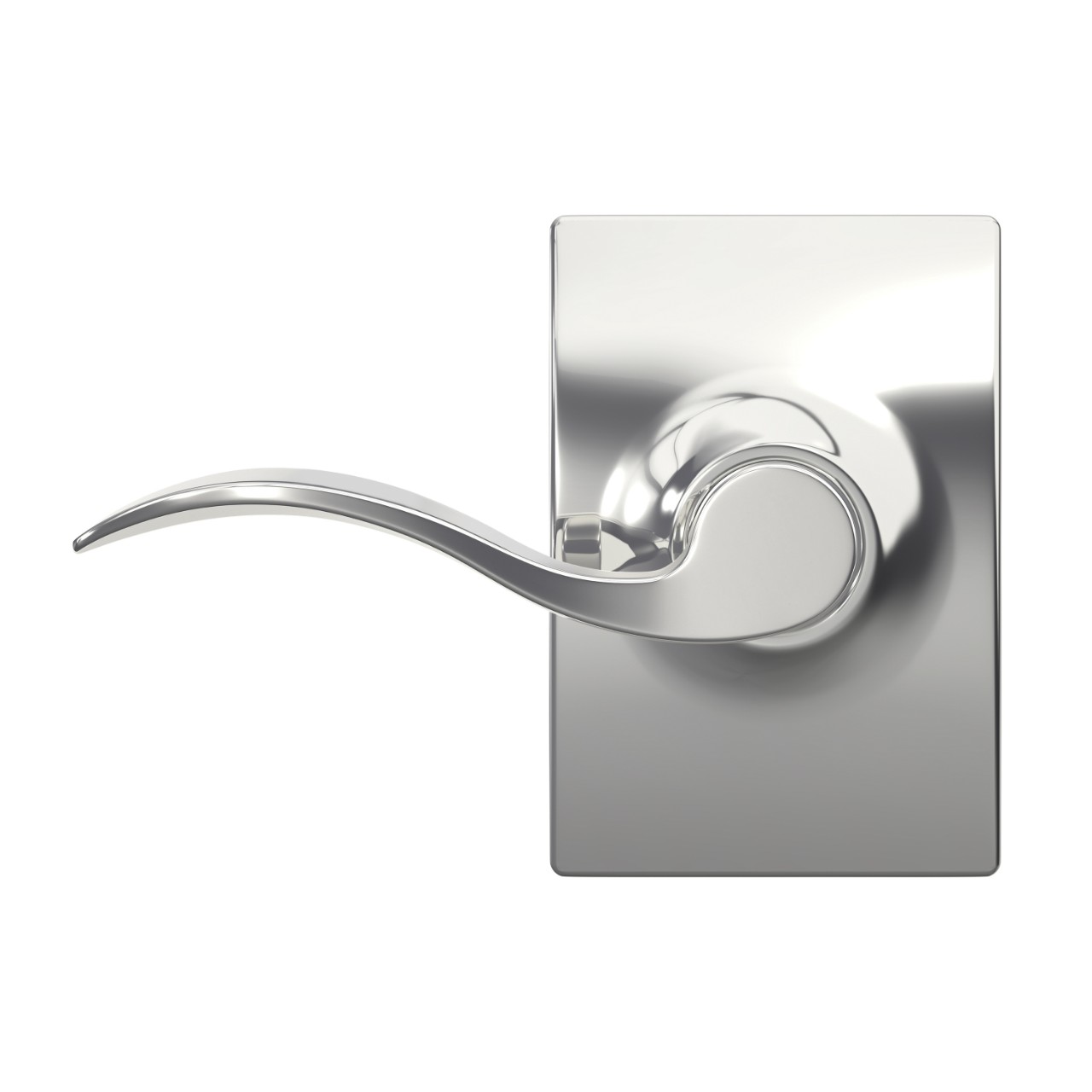 Accent Lever Hall & Closet Lock with Century Trim