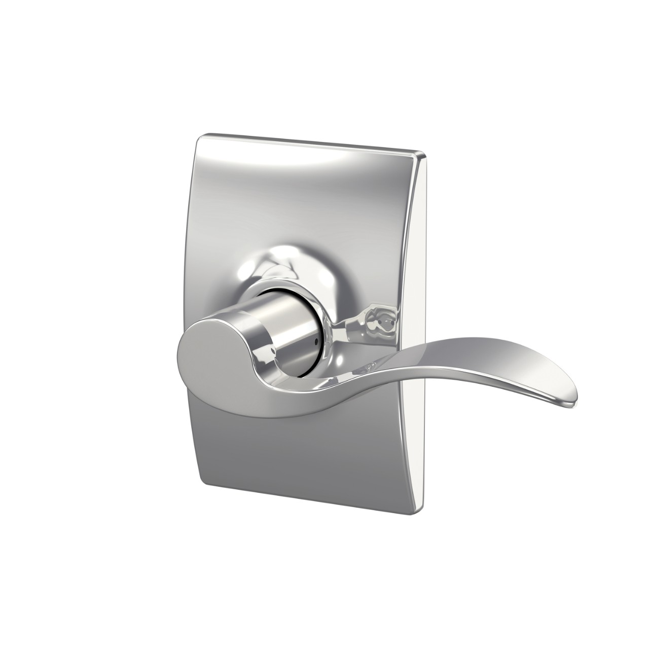 Accent Lever Hall & Closet Lock with Century Trim